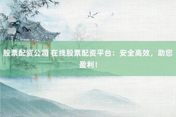 股票配资公司 在线股票配资平台：安全高效，助您盈利！