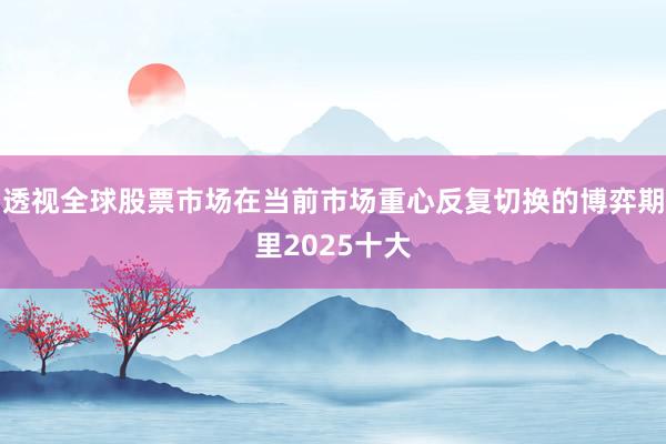 透视全球股票市场在当前市场重心反复切换的博弈期里2025十大