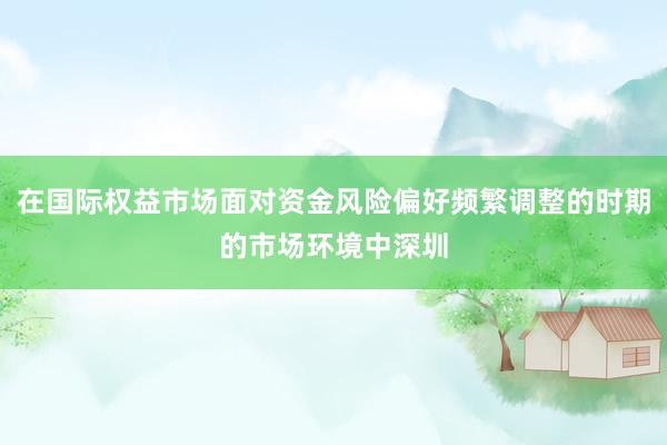 在国际权益市场面对资金风险偏好频繁调整的时期的市场环境中深圳